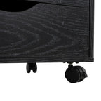 5-Drawer Wood Storage Dresser with Wheels – White / Espresso / Oak / Black | Multiple Colors
