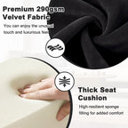 Tufted Velvet Accent Chair, Multi-Color, Single Seat