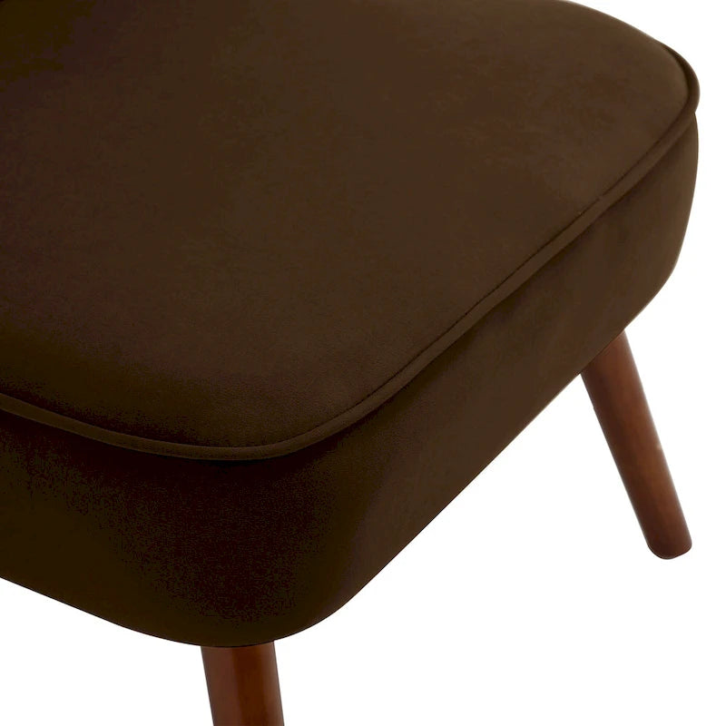 Tufted Velvet Accent Chair, Multi-Color, Single Seat
