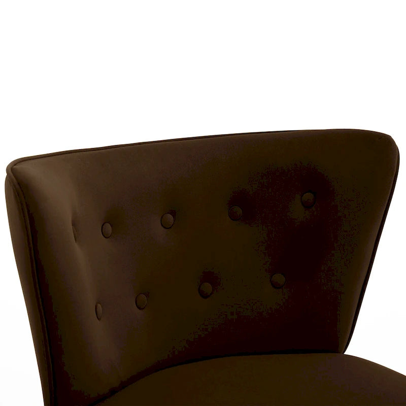 Tufted Velvet Accent Chair, Multi-Color, Single Seat