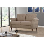 Nailhead Trim Loveseat – Grey / Camel / Ocean Blue / Beige, 2-Seater