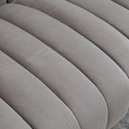 Velvet Tufted 2-Seater Loveseat with Metal Legs, Multiple Colors