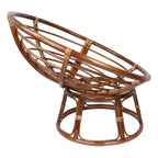 Brown Rattan Papasan Chair Frame, Single, 42"