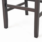 Beige Contemporary Linen Barstool, Set of 2