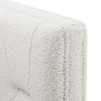 Tufted Upholstered Daybed with Pull-Out Trundle | Camel / White / Grey | Sleeps 2