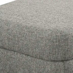 Storage Bench with Metal Legs – Green Velvet / Blush Velvet / White Boucle / Gray Woven – Seats 1