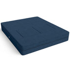 Convertible Queen Sleeper Loveseat & Ottoman Set – Multi-Color, 2-Seater