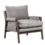 Velvet Accent Armchair – Mid-Century Modern, 5 Colors, 1-Seat