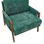 Velvet Accent Armchair – Mid-Century Modern, 5 Colors, 1-Seat