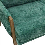 Velvet Accent Armchair – Mid-Century Modern, 5 Colors, 1-Seat