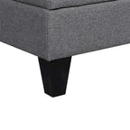 L-Shaped Sectional Sofa with Chaise, Storage Ottoman & Side Bags – Light Grey / Dark Grey / Beige / Blue / Green, Seats 4–5
