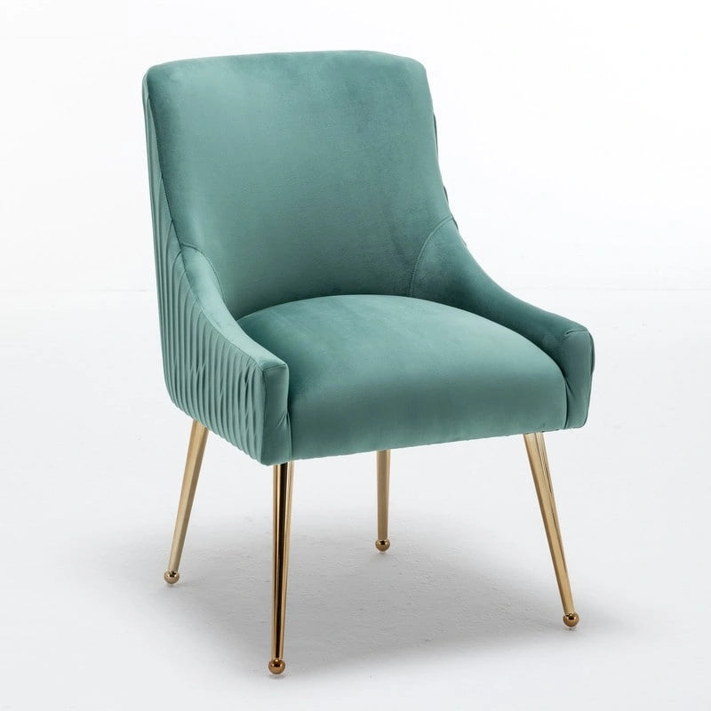 Green / Grey / Black / Navy / Beige / Orange Upholstered Accent Dining Chair, Set of 4