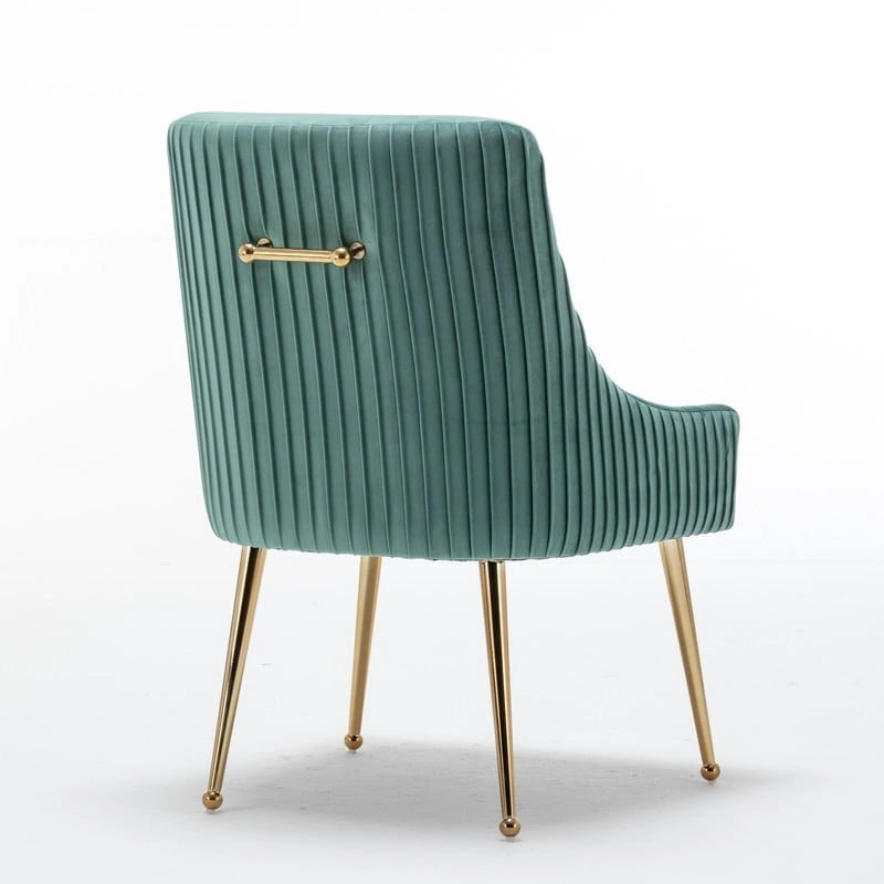 Green / Grey / Black / Navy / Beige / Orange Upholstered Accent Dining Chair, Set of 4