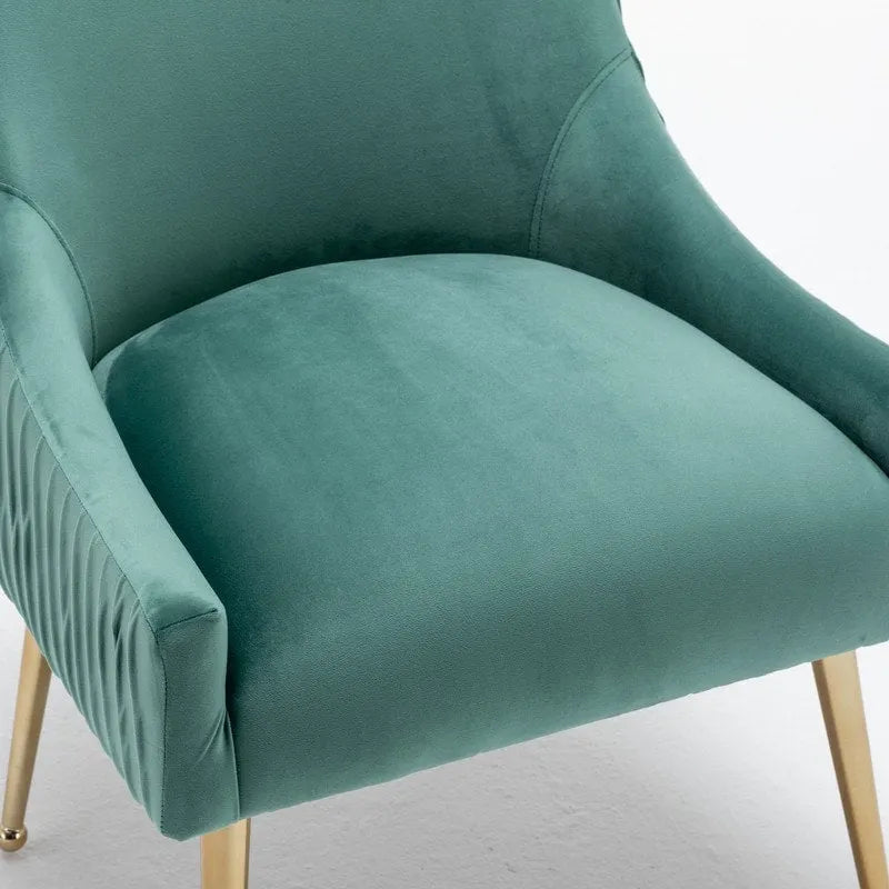 Green / Grey / Black / Navy / Beige / Orange Upholstered Accent Dining Chair, Set of 4