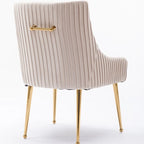 Green / Grey / Black / Navy / Beige / Orange Upholstered Accent Dining Chair, Set of 4
