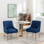 Green / Grey / Black / Navy / Beige / Orange Upholstered Accent Dining Chair, Set of 4