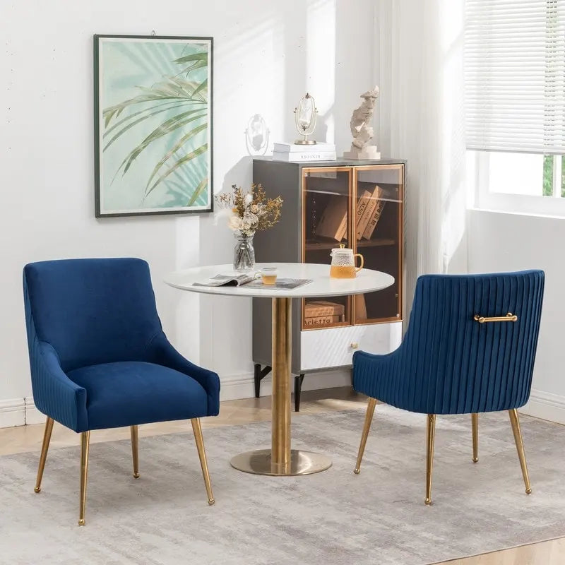 Green / Grey / Black / Navy / Beige / Orange Upholstered Accent Dining Chair, Set of 4