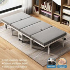 Gray Memory Foam Rollaway Folding Bed – Single, Fits 1 Person
