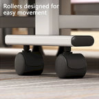 Gray Memory Foam Rollaway Folding Bed – Single, Fits 1 Person