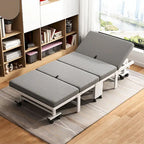 Gray Memory Foam Rollaway Folding Bed – Single, Fits 1 Person