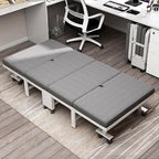 Gray Memory Foam Rollaway Folding Bed – Single, Fits 1 Person
