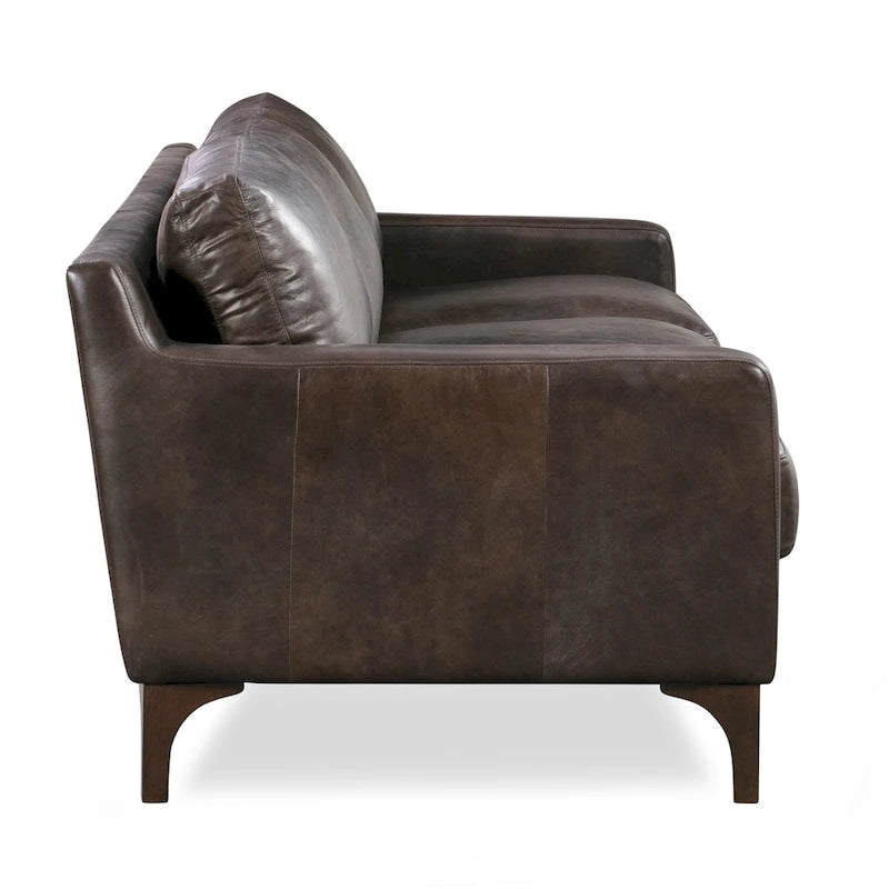 Full-Grain Italian Leather Sofa – Madagascar Cocoa / Cognac Tan / Chocolate Brown / Nightfall Blue, 3-Seater