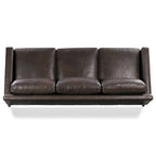 Full-Grain Italian Leather Sofa – Madagascar Cocoa / Cognac Tan / Chocolate Brown / Nightfall Blue, 3-Seater