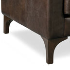 Full-Grain Italian Leather Sofa – Madagascar Cocoa / Cognac Tan / Chocolate Brown / Nightfall Blue, 3-Seater