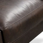 Full-Grain Italian Leather Sofa – Madagascar Cocoa / Cognac Tan / Chocolate Brown / Nightfall Blue, 3-Seater