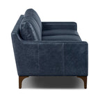 Full-Grain Italian Leather Sofa – Madagascar Cocoa / Cognac Tan / Chocolate Brown / Nightfall Blue, 3-Seater