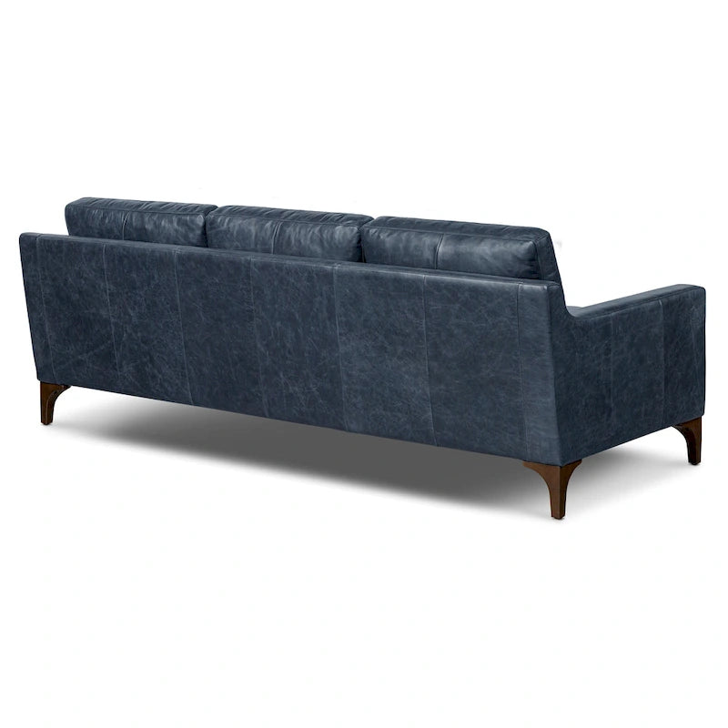Full-Grain Italian Leather Sofa – Madagascar Cocoa / Cognac Tan / Chocolate Brown / Nightfall Blue, 3-Seater