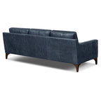 Full-Grain Italian Leather Sofa – Madagascar Cocoa / Cognac Tan / Chocolate Brown / Nightfall Blue, 3-Seater