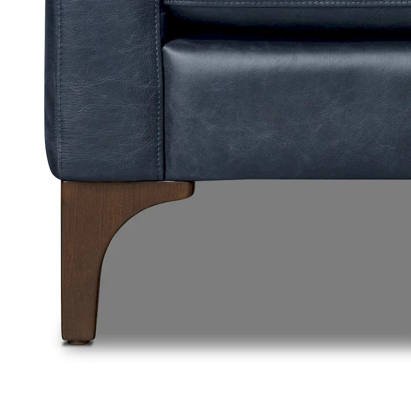 Full-Grain Italian Leather Sofa – Madagascar Cocoa / Cognac Tan / Chocolate Brown / Nightfall Blue, 3-Seater