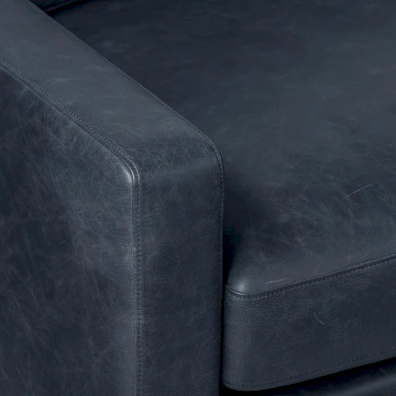 Full-Grain Italian Leather Sofa – Madagascar Cocoa / Cognac Tan / Chocolate Brown / Nightfall Blue, 3-Seater
