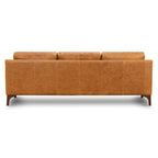 Full-Grain Italian Leather Sofa – Madagascar Cocoa / Cognac Tan / Chocolate Brown / Nightfall Blue, 3-Seater