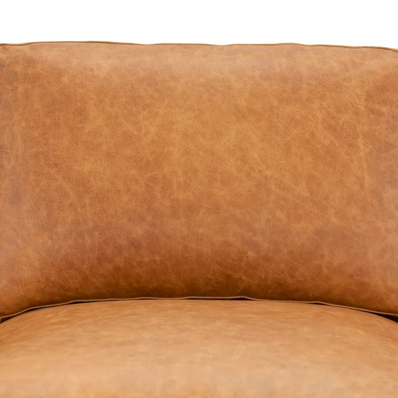 Full-Grain Italian Leather Sofa – Madagascar Cocoa / Cognac Tan / Chocolate Brown / Nightfall Blue, 3-Seater