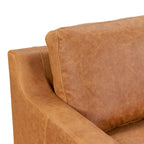 Full-Grain Italian Leather Sofa – Madagascar Cocoa / Cognac Tan / Chocolate Brown / Nightfall Blue, 3-Seater