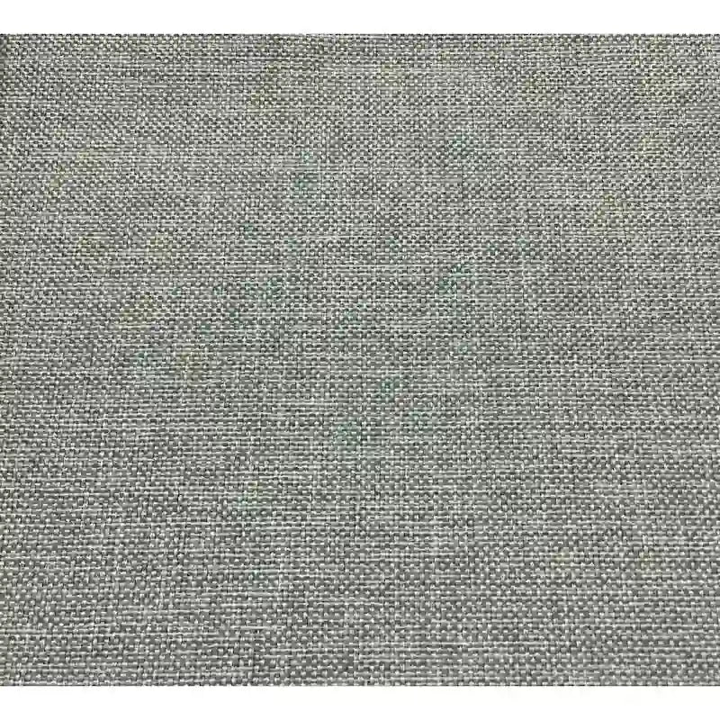 Light Blue/Grey Round Arm Sofa, Seats 3
