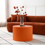 Round Nesting Side Tables, Multi-Color, MDF, Set of 2