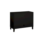 Brown & White / Brown & Black 2-Door Wood Accent Chest