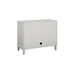 Brown & White / Brown & Black 2-Door Wood Accent Chest