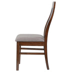 Mango Oak / Brown Slat Back Dining Side Chair, Set of 2